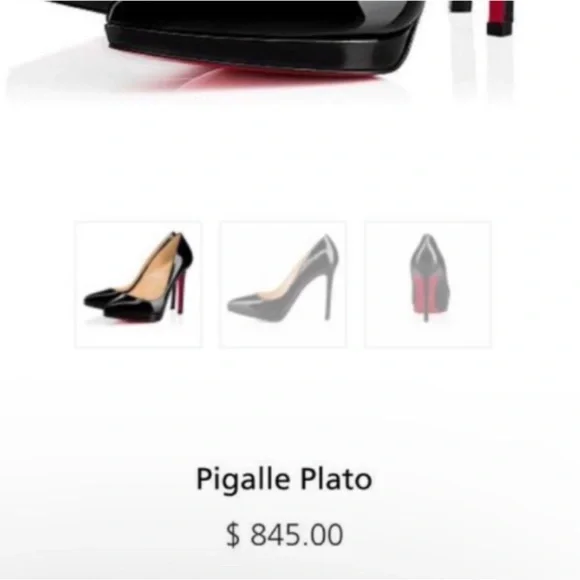 Pigalle Plato 120 Patent Calf Heel Black 42 - Picture 16 of 16